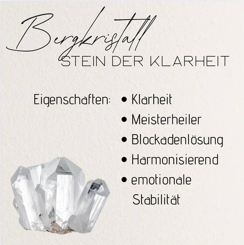 Bergkristall Armband
