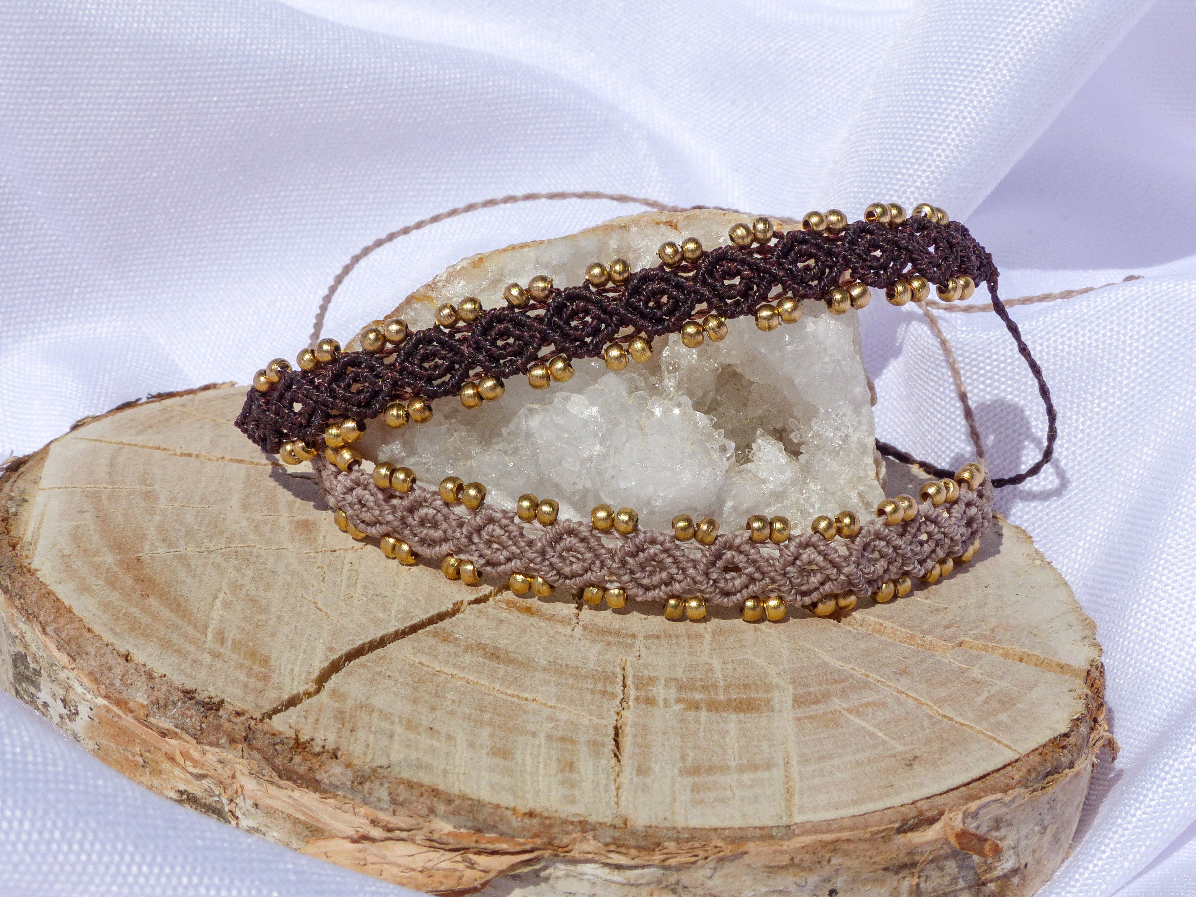 Makramee Armband "Leia"