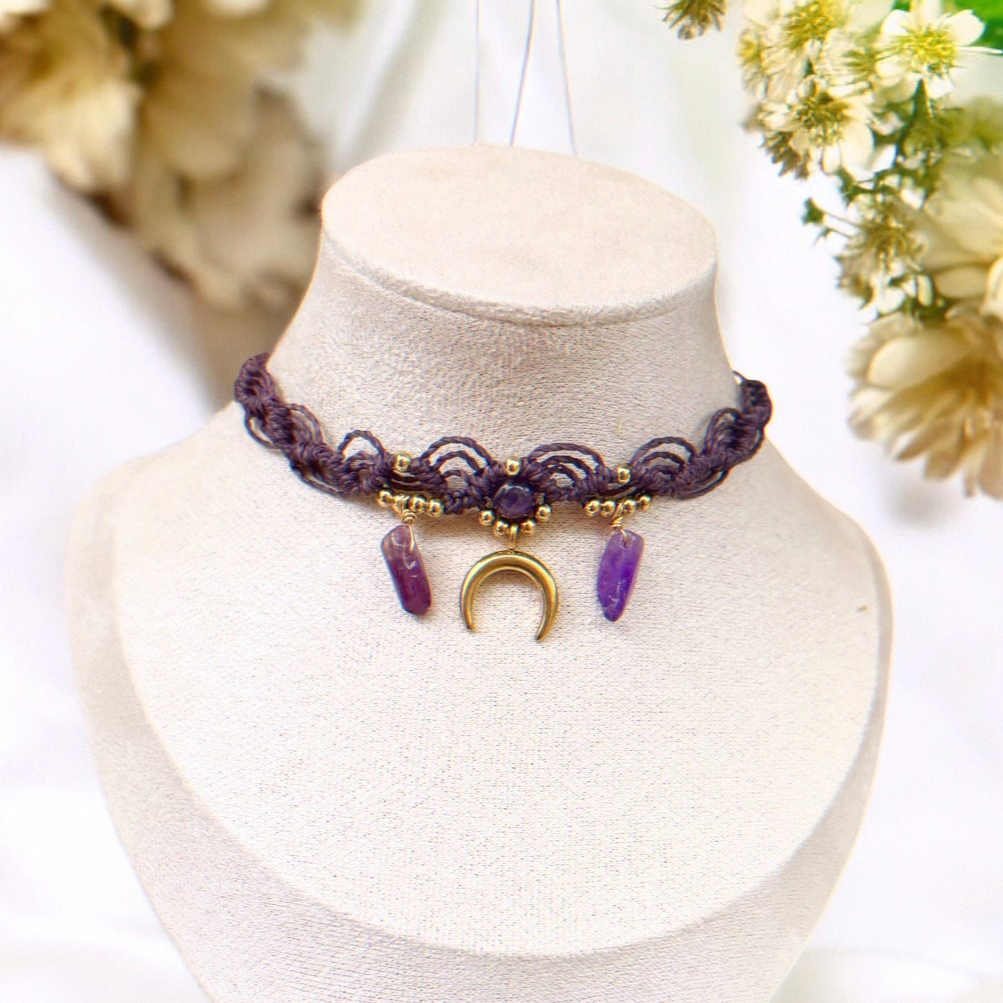 Choker Kette „Vera“ | Makramee