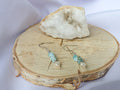 Ohrringe mit Larimar und Süßwasserperle für Ruhe & Eleganz