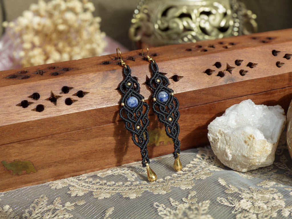 Mystic Weave – Makramee Ohrringe nach Wunsch