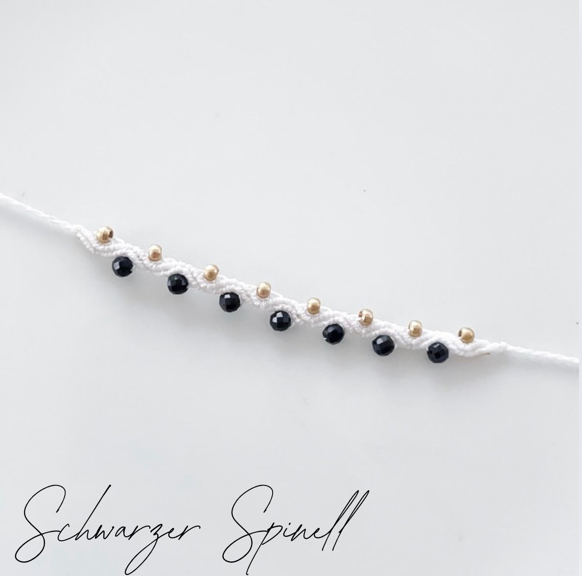 PROTECTION - Spinell Makramee Armband