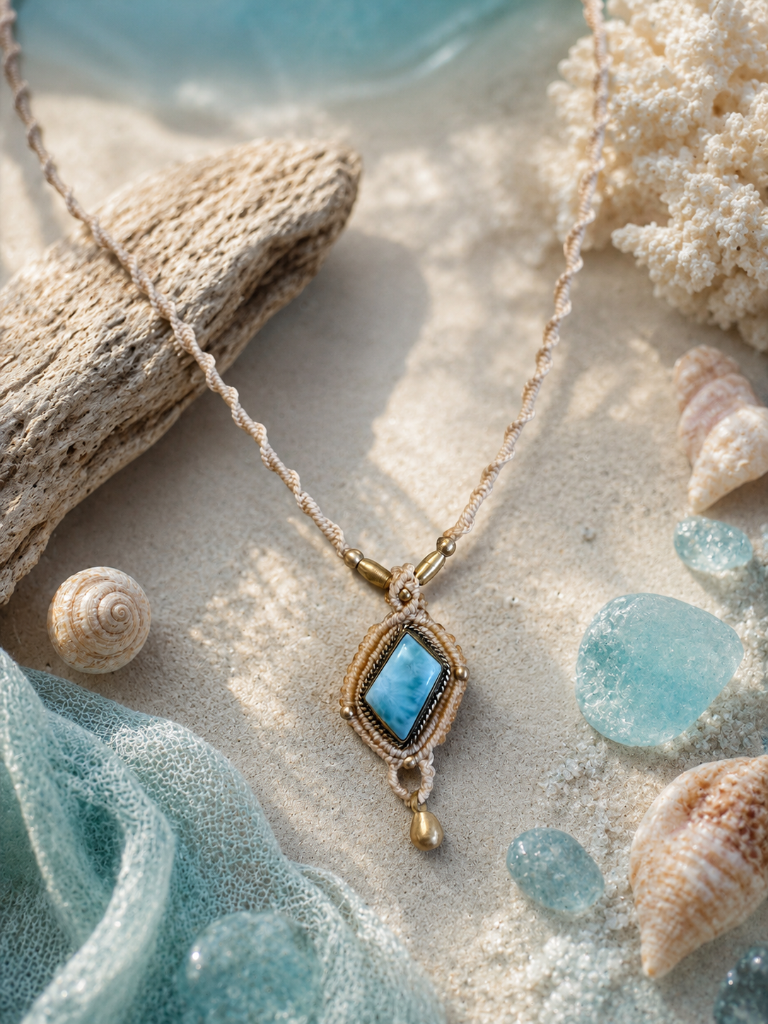 Azure Tide - Larimar Kette