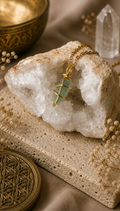 Milky Tide - Milky Aquamarin Kette Gold
