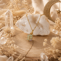 Mystic Harmony - Fluorit Kette Gold