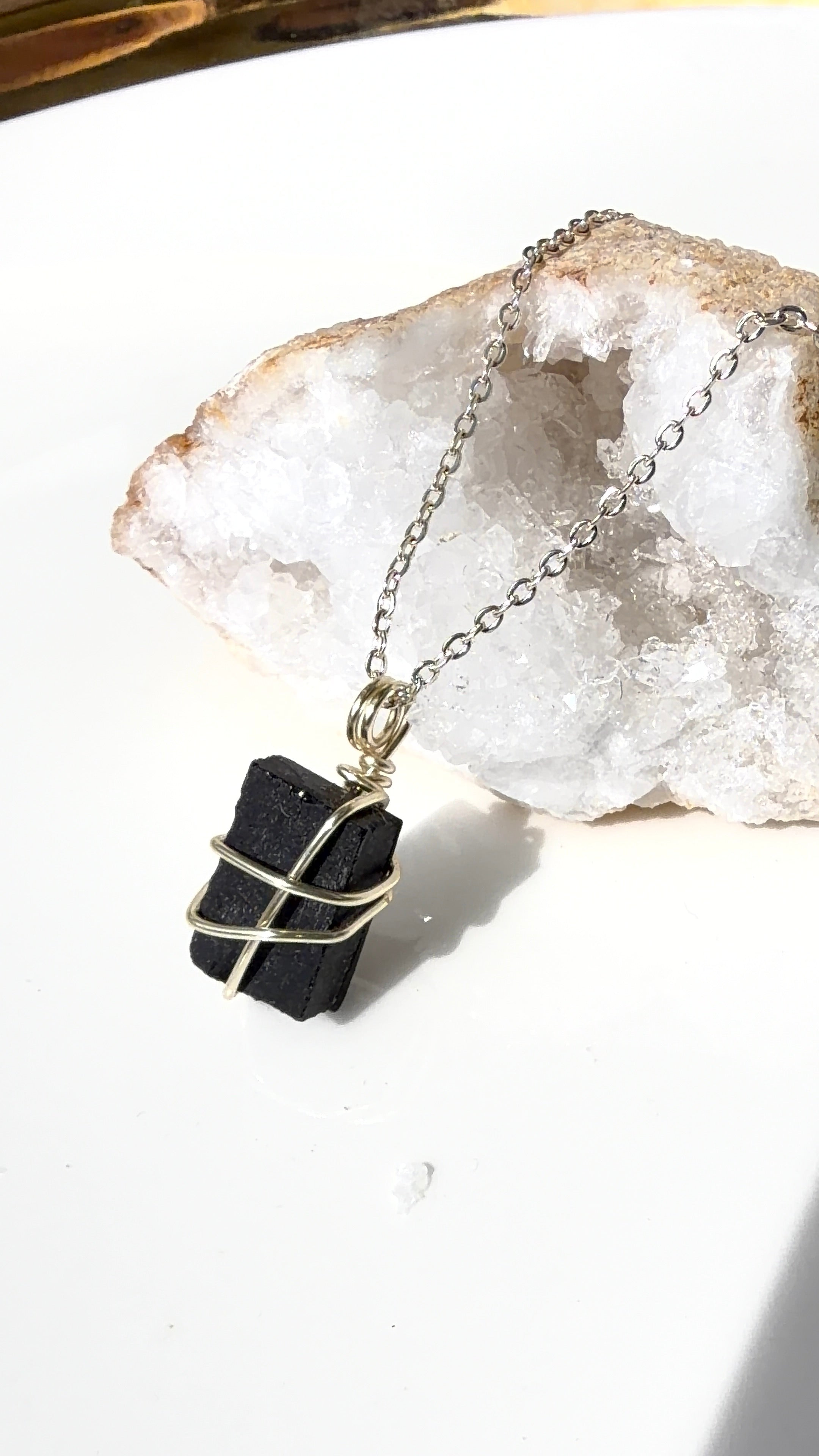 Obsidian Kette für Schutz & Klarheit