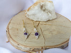 Ohrringe mit Amethyst im Makramee Design für Ruhe & Balance