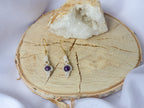 Ohrringe mit Amethyst im Makramee Design für Ruhe & Balance