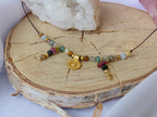 Boho Makramee Kette "Sonnenpfad"