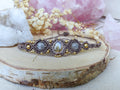 Makramee Armband mit Labradorit